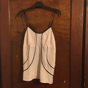 ❤️Lauren Conrad Peach and Black Spaghetti Strap Top.  Size S.